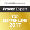 Rechtsschutz Empfehlung ProvenExpert